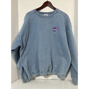 VTG HARRAHS CASINO Sweatshirt Mens XL BLUE  USA 90s‎ 047